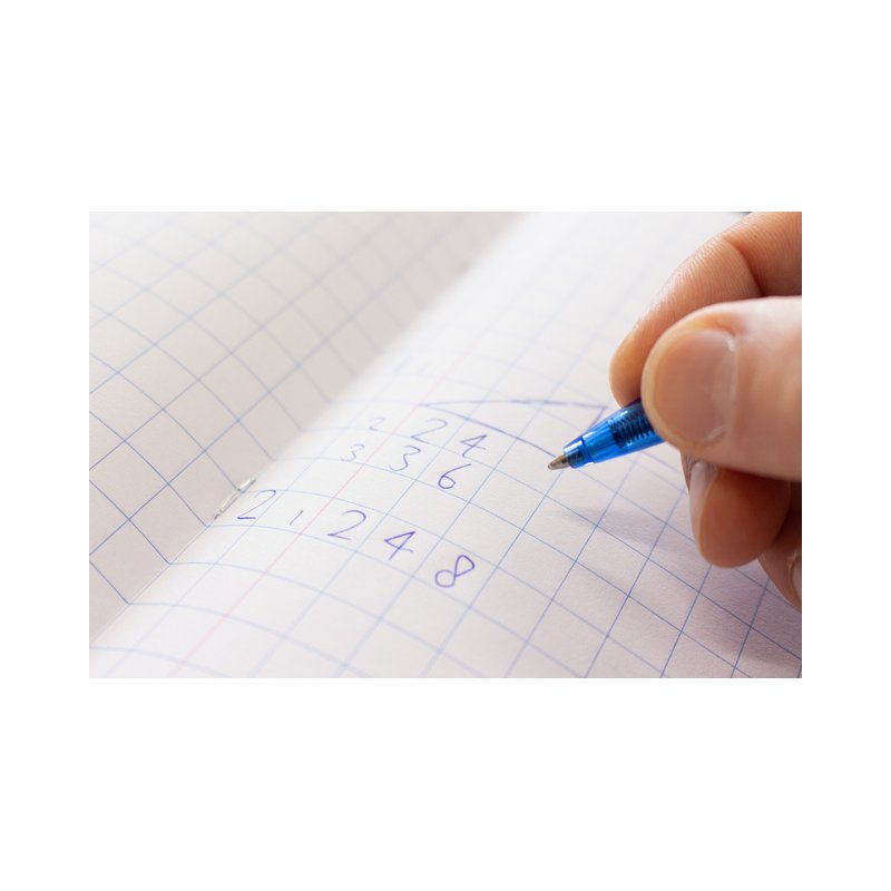 Kangaro schrift A4 geruit 10mm, gekleurde omslag, 5 stuks