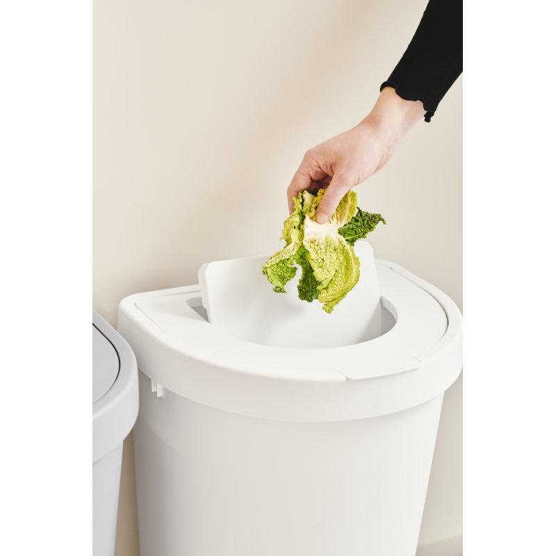 Plast Team afvalbak Seattle 45 liter zilver