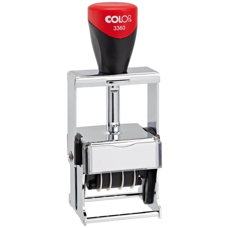 Datumstempel Expert 3360, vierlijnig, bonnenhouder