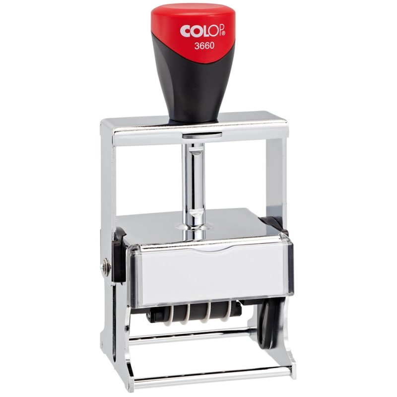 COLOP Datumstempel met 6 regels en bon