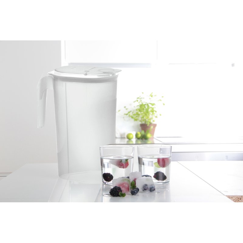 Plast Team sapkan 1,5 liter transparant/wit