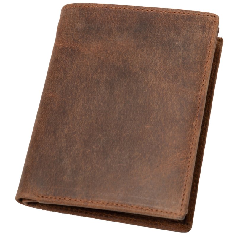 Alassio portemonnee staand formaat leer bruin