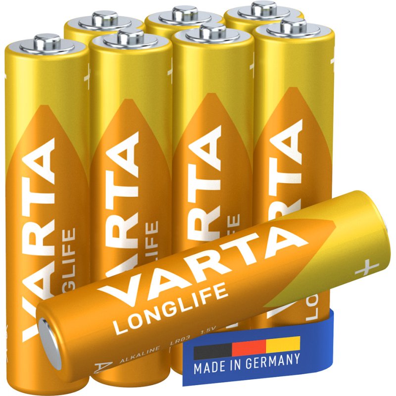 VARTA Alkaline Batterijen AAA Micro LONGLIFE - 10 stuks