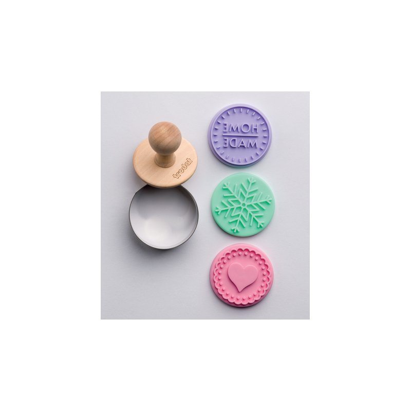 Koekjesstempels, set van 5 stuks.