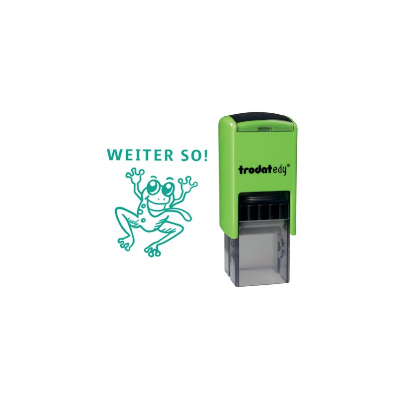 Motivatiestempel 'Bij', geel