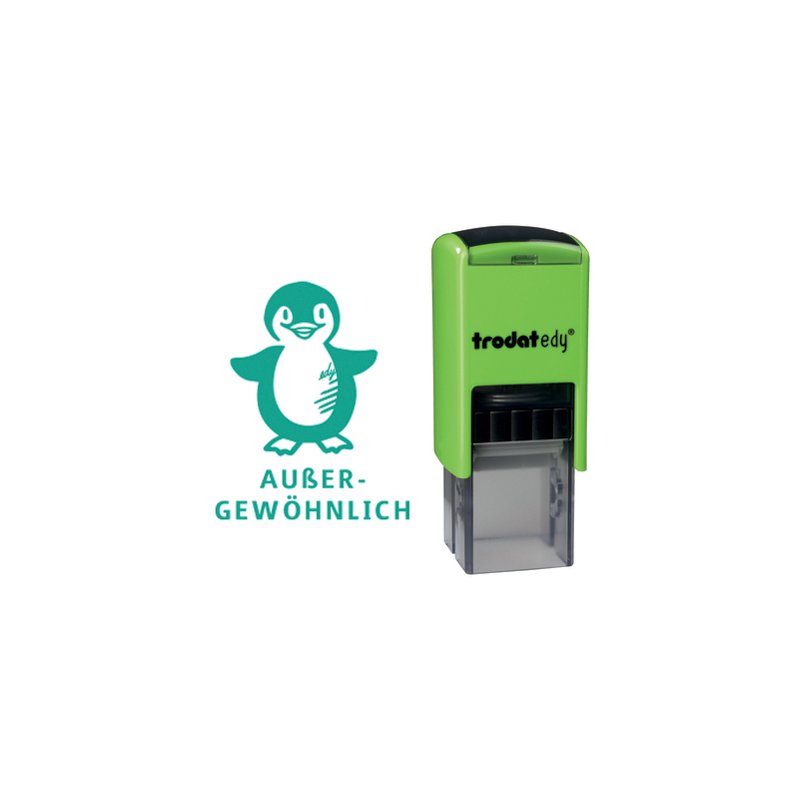 Motivatiestempel 'Bij', geel