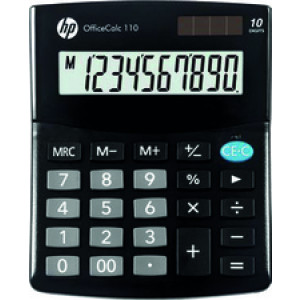HP bureaurekenmachine 'OfficeCalc 110', zwart