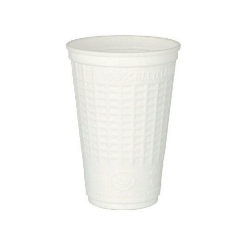 STARPAK thermobekers kunststof wit 0,25L - 50 stuks