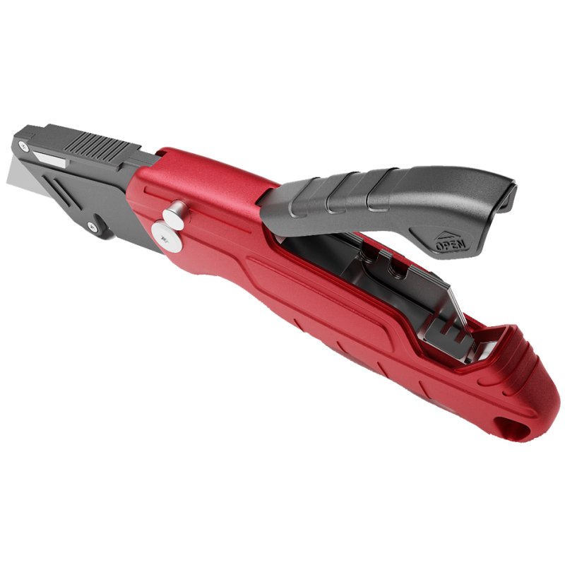Hansa Cutter HS-100.19 universeel mes 19mm zwart-rood