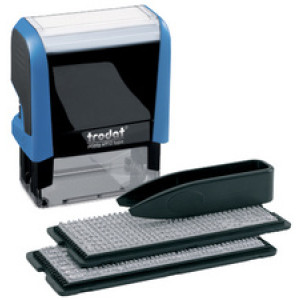 Textstemp automatisch systeem Printy Set, 4 regels