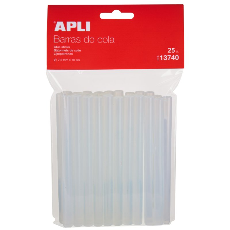 APLI lijmpatronen, diameter 7,5 mm, lengte 100 mm
