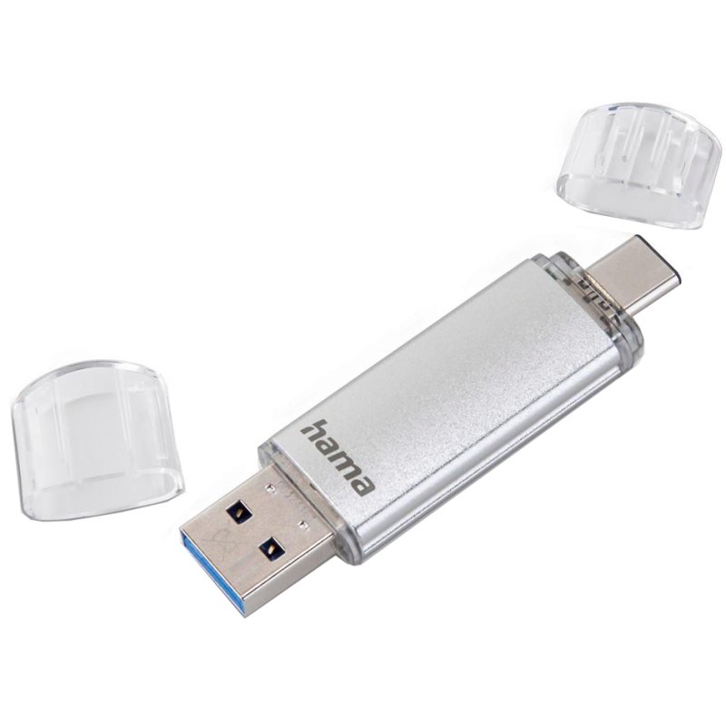 Hama USB 3.0/3.1 geheugenstick C-Laeta 16GB zilver
