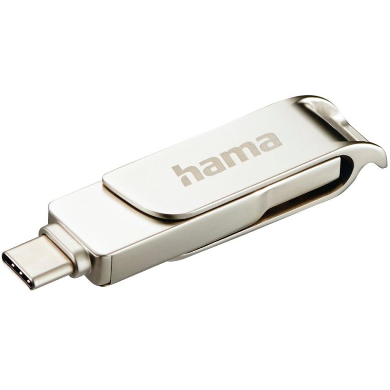 Hama USB 3.0/3.1 geheugenstick C-Rotate Pro 64GB zilver