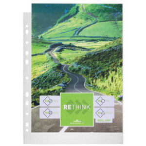 DURABLE insteekhoes A4 transparant gerecycled PP