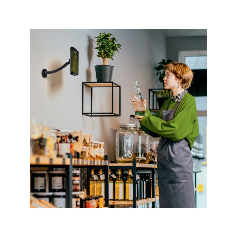 DURABLE tablethouder TOUGH WALL/TABLE zwart