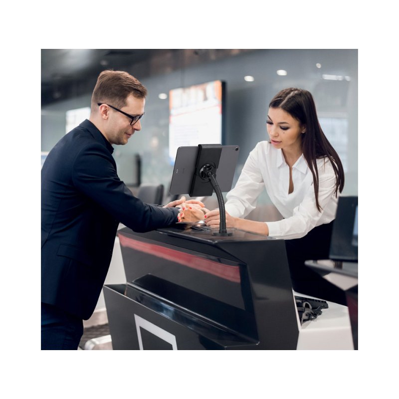 DURABLE tablethouder TOUGH WALL/TABLE zwart