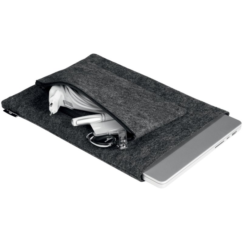 DURABLE laptophoes MultiBag EFFECT 13 inch PET-vilt grijs