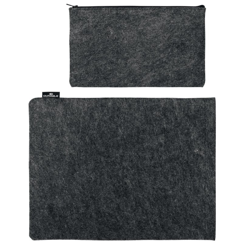 DURABLE laptophoes MultiBag EFFECT 13 inch PET-vilt grijs