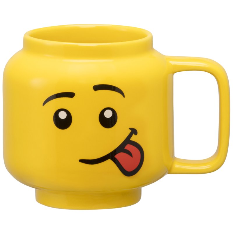 LEGO Koffiemok SILLY, 530 ml, geel, in doos