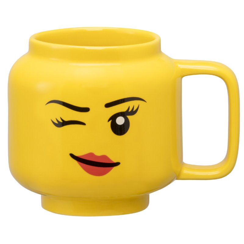 LEGO Koffiemok SILLY, 530 ml, geel, in doos
