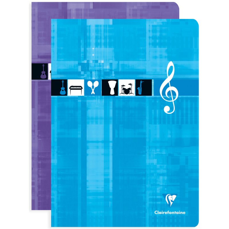 Clairefontaine Muziekschrift A4, 48 pagina's