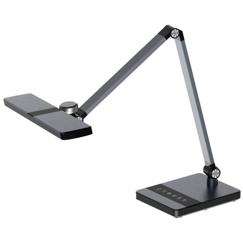 Hansa LED-bureaulamp Nimbus met standaard, zilver