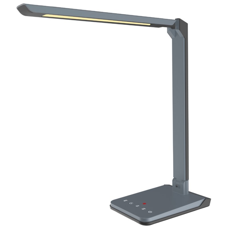 Hansa LED bureaulamp Lumina met voet, metallic grijs