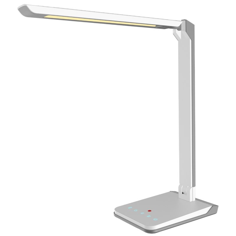 Hansa LED bureaulamp Lumina met voet, metallic grijs