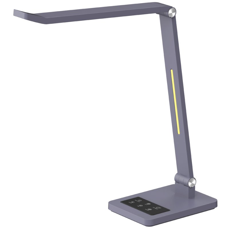 Hansa bureaulamp Tide met voet, wit, dimbaar