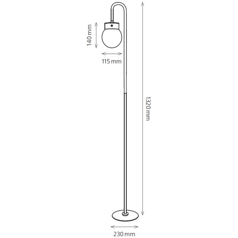Hansa Flare Bubble Oplaadbare LED Vloerlamp - Wit Mat
