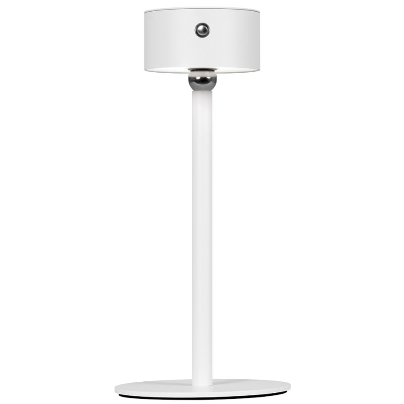 Hansa Akku LED-bureaulamp 'Flare ombre' met standvoet, wit
