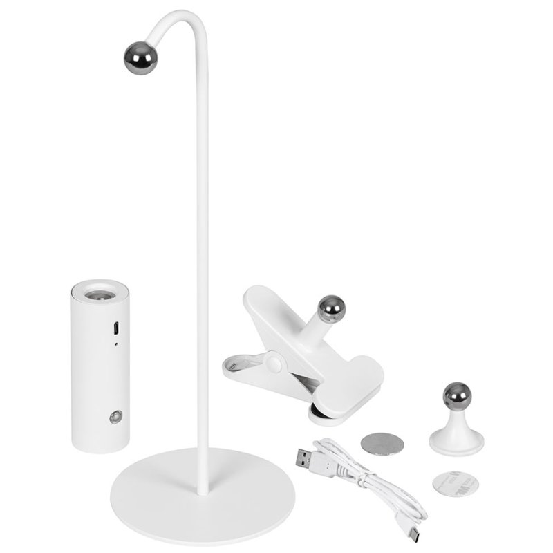 Hansa Oplaadbare LED Bureaulamp Flare Spot Wit