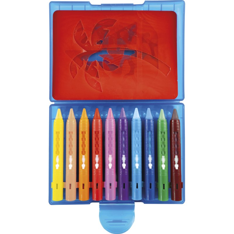 Eberhard Faber Minibadkrijt voor kinderen, etui met 10 stuks