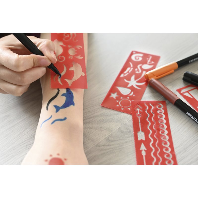 EBERHARD FABER Tattoostiften Set Beach, 4 stuks