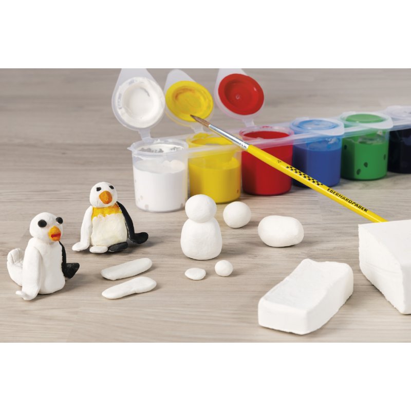 EBERHARD FABER boetseerklei EFA Plast KIDS, wit, emmer 3 kg