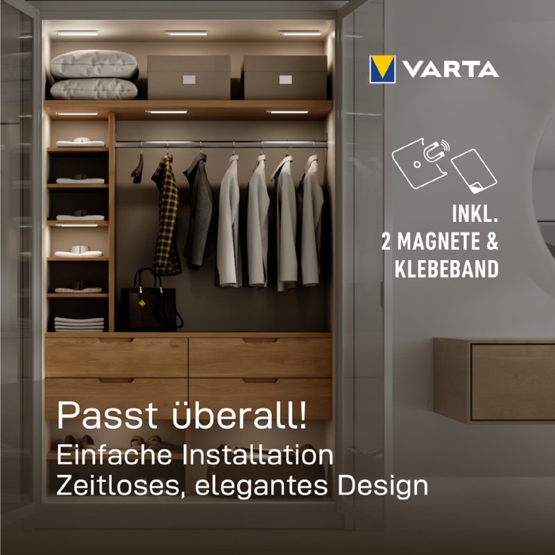 VARTA LED onderbouwlamp 'Motion Sensor Slim Light