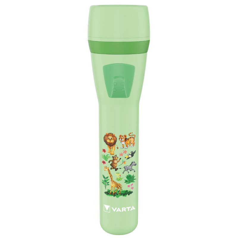 VARTA zaklamp voor kinderen jungle design groen