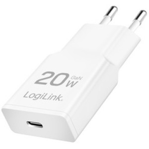 LogiLink USB-C-stopcontactadapter - 20 watt - wit
