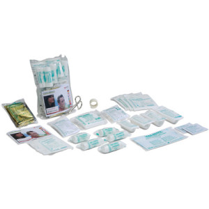 Navulpakket EHBO doos naar DIN 13164 norm in folie verpakking.