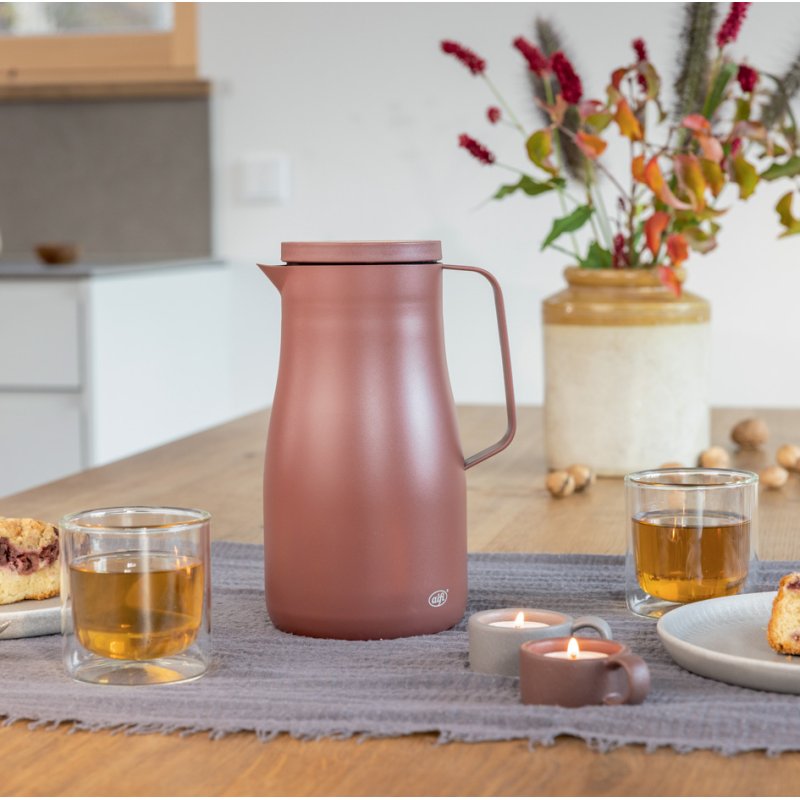 alfi Thermoskan STUDIO TEA, 1,0 liter, vuurrood
