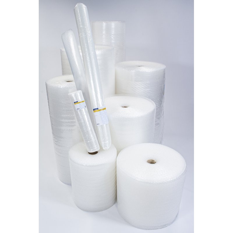 Luchtkussenfolie, 1.000 mm x 50 m, transparant