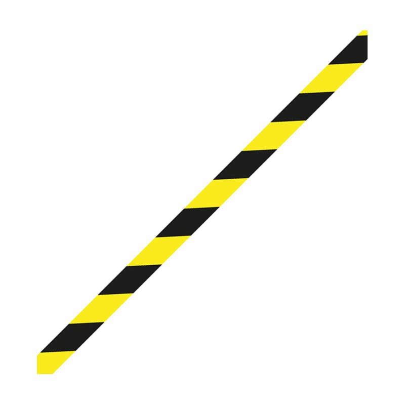 RAADHUIS Markeringstape, 50 mm x 33 m, zwart/geel