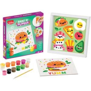 Maped schilderset schilderen op nummer Kawaii food zoute snacks