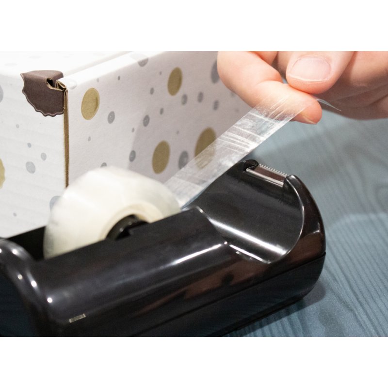 RAADHUIS Plakband, 19 mm x 33 m, PP, transparant