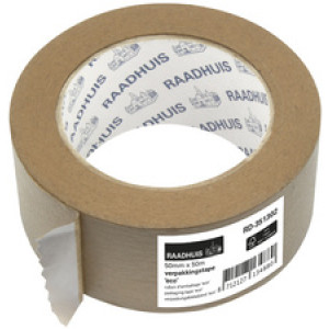 RAADHUIS Verpakkingstape ECO, 50 mm x 50 m, Papier