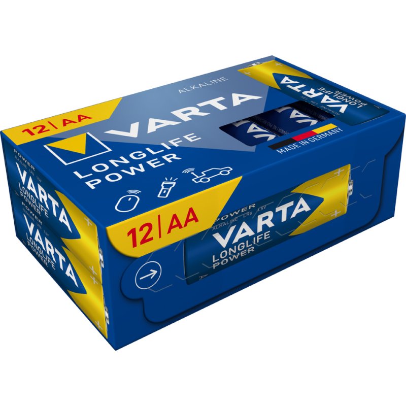 VARTA Alkaline Batterij Longlife Power, Mignon AA, 24 stuks