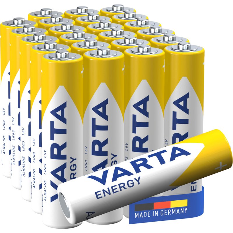 VARTA Alkaline Batterijen Energy, 24 stuks, Micro AAA