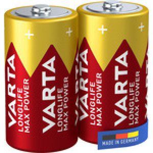 VARTA Alkaline Batterij Longlife Max Power, Baby (C/LR14)