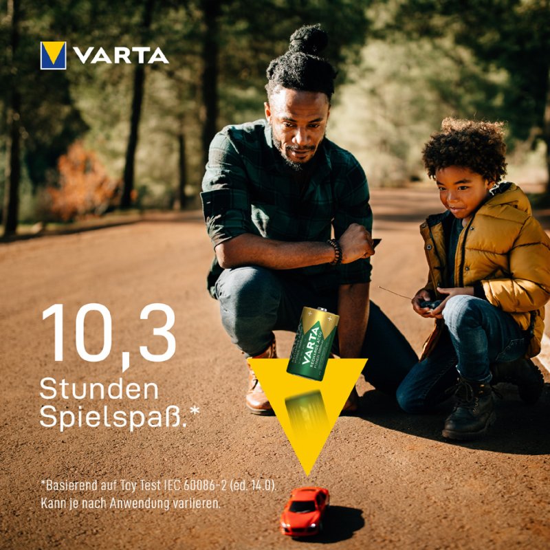 VARTA NiMH oplaadbare batterij 'RECHARGE ACCU Power', Baby (C), 3000 mAh