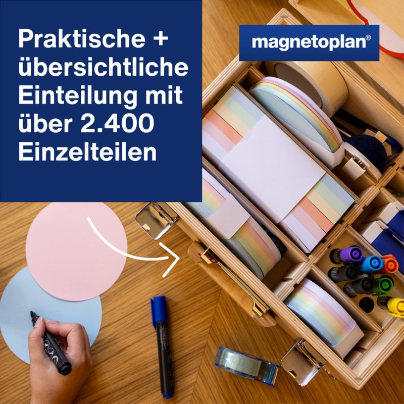 magnetoplan Moderatieset Houtdesign - 2.400 onderdelen